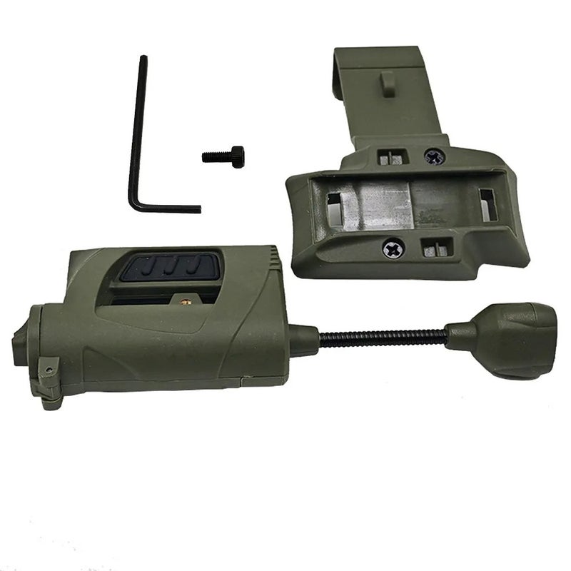 Bluejw Tactical Helmet Light 4 Modes ARC Rail LED Mini MPLS CHARGE - Handheld Flashlight, Head Strap & MOLLE Vest Laser Lamp - Image 5